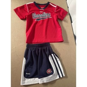 Montreal Canadiens Reebok Pullover Uniform Jersey & Shorts•Kids Size: 4•